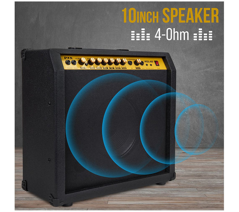 LyxPro 60 Watt Electric Guitar Amplifier — View 15