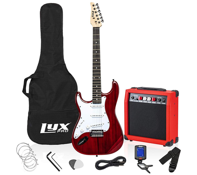 LyxPro 39"Left Hand Electric Stratocaster Guitar & Starter Kit — View 7