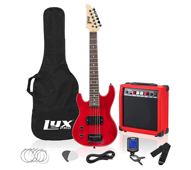 LyxPro 30" Junior Left-Handed Electric Guitar &Starter Kit — Main view