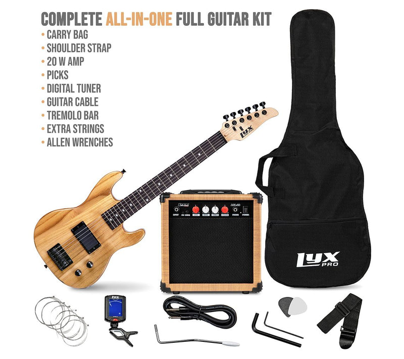 LyxPro 30" Junior Electric Stratocaster GuitarStarter Kit — View 12