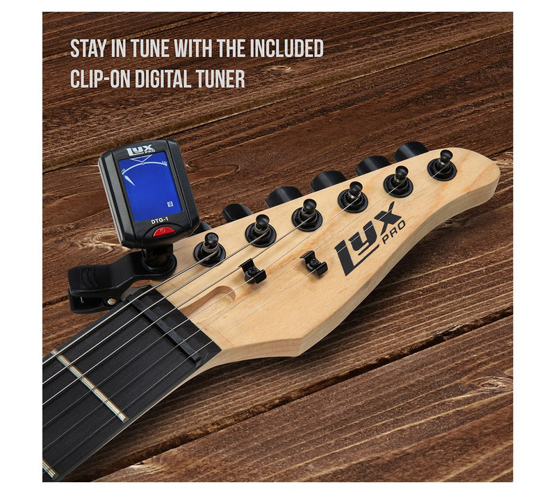 LyxPro 30" Junior Electric Stratocaster GuitarStarter Kit — View 10