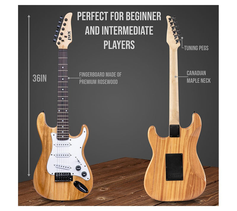 LyxPro 36" Junior Electric Guitar & Starter Kit — View 7
