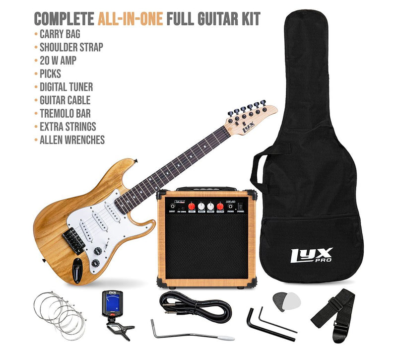 LyxPro 36" Junior Electric Guitar & Starter Kit — View 6
