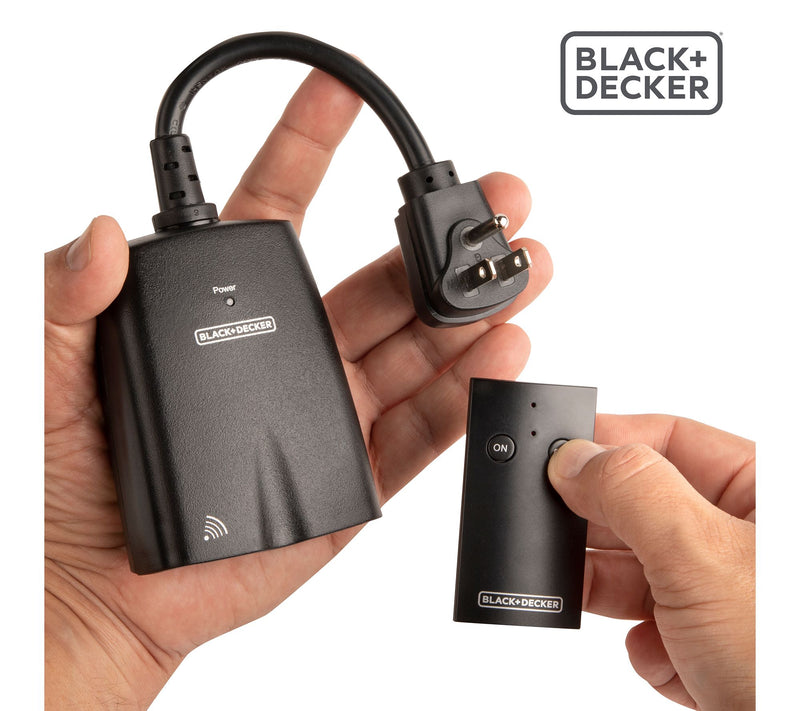 BLACK + DECKER 3 Indoor & 1 Outdoor Wireless Remote Outlets — View 7
