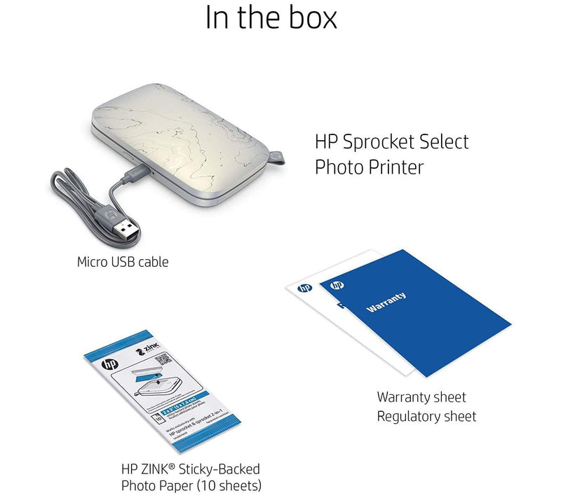 HP Sprocket Select Portable Instant Photo Printer — View 4
