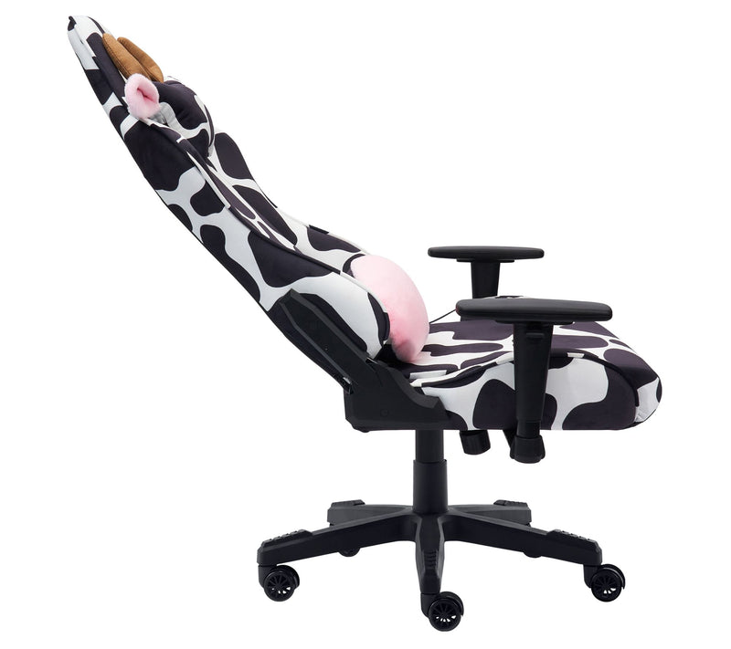Techni Sport Cow Print Memory Foam AdjustablePC Gaming Chair — View 12