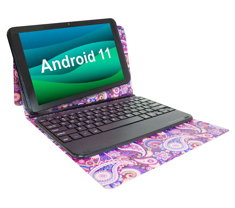 Visual Land 10" 32GB Tablet w/ Keyboard, 16GBCards & Earbuds — View 15