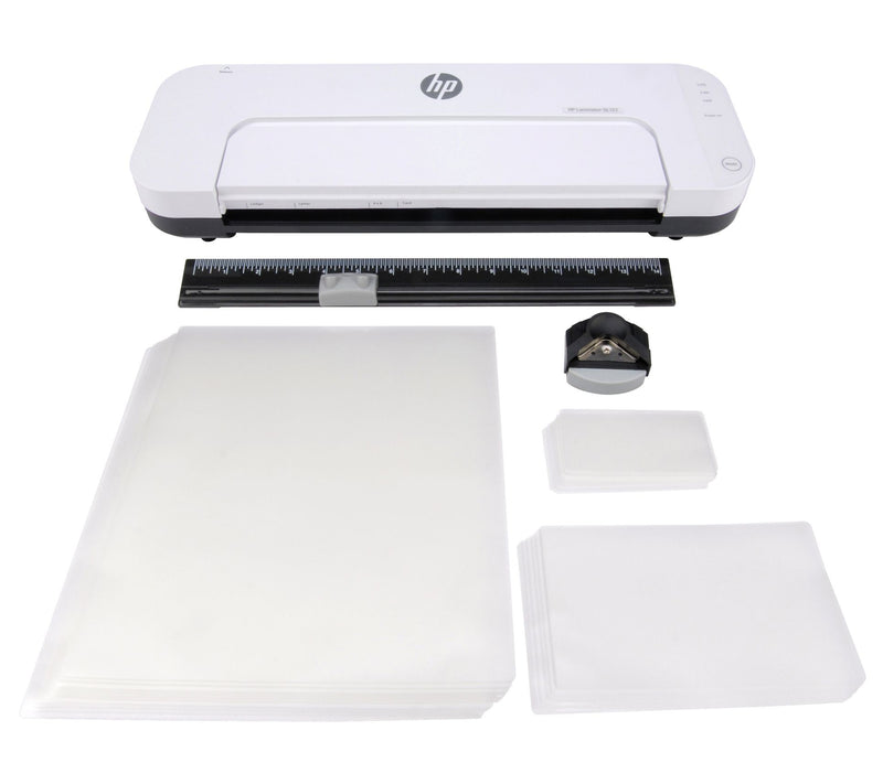 HP 12" Laminator with Starter Kit, Trimmer, Corner Cutter — View 5