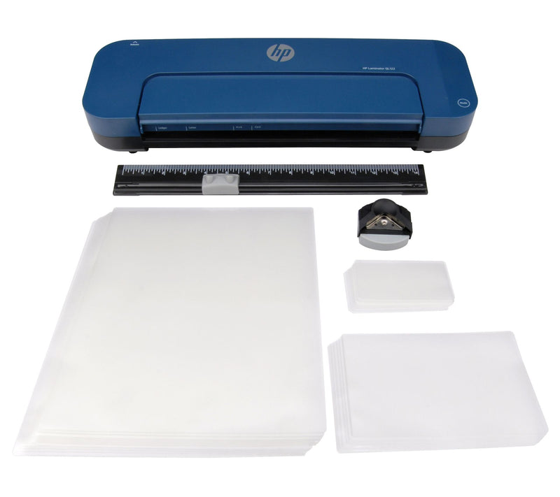 HP 12" Laminator with Starter Kit, Trimmer, Corner Cutter — View 3