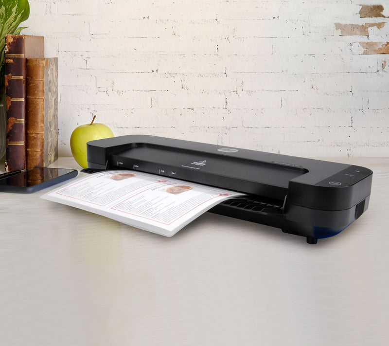HP 12" Laminator with Starter Kit, Trimmer, Corner Cutter — View 12