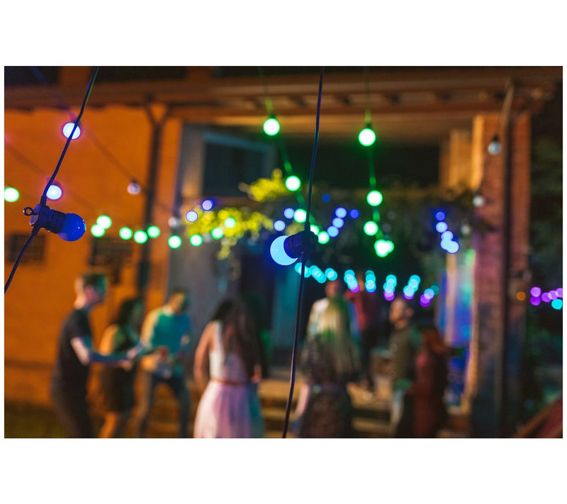 Twinkly Set of 2 In/Outdoor Smart 20 Bulb Festoon Lights — View 7