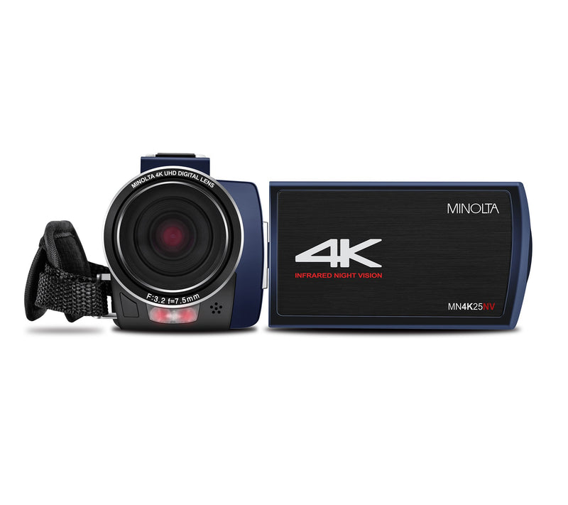 Minolta MN4K25NV 4K Ultra HD/30 MP Night VisionCamcorder — View 6