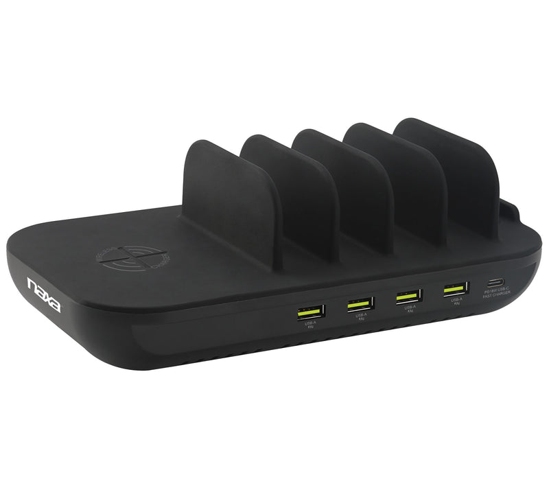Naxa 6-in-1 Wireless Charging Station — View 4