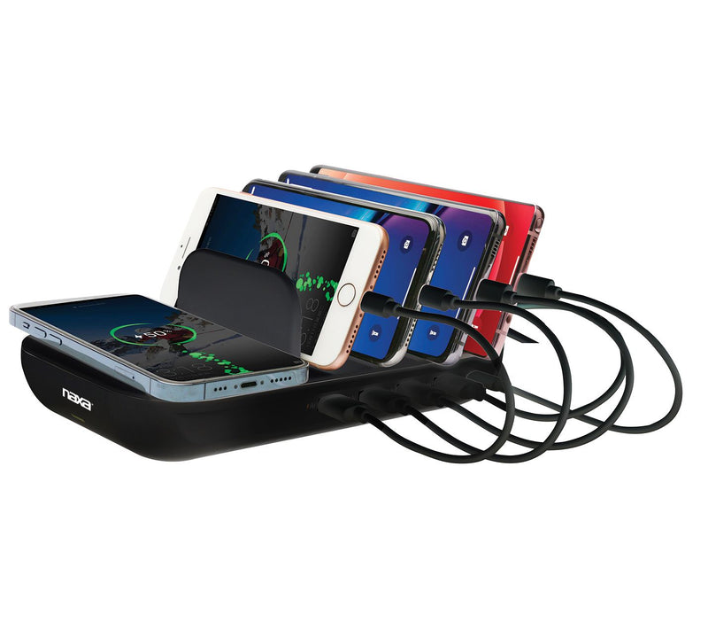 Naxa 6-in-1 Wireless Charging Station — Main view