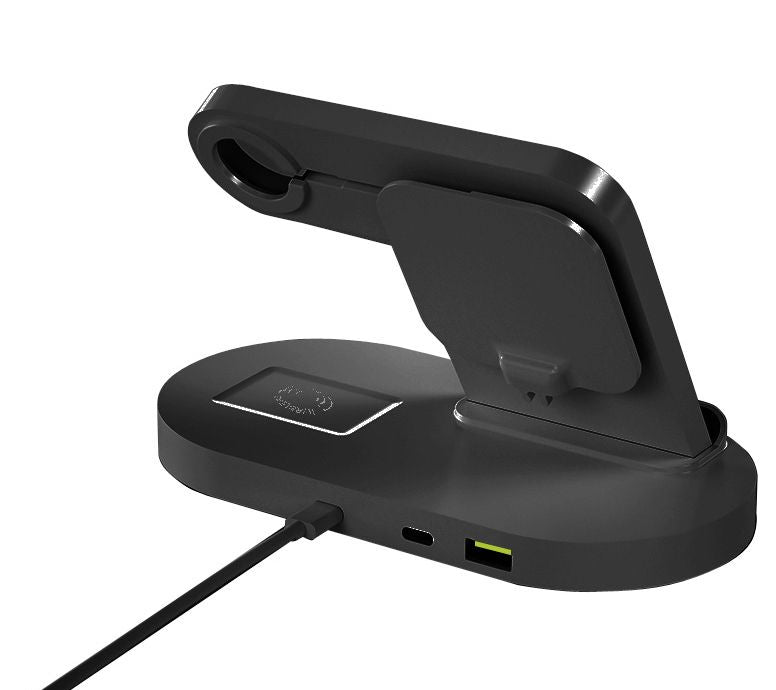 Naxa 3-in-1 Smart Wireless Charging System — View 5