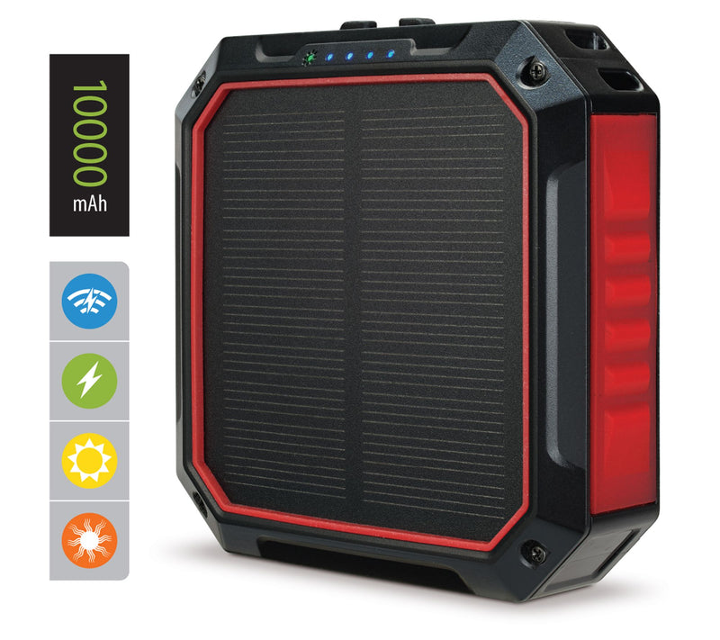 Weather X Solar Power Bank & Light with Wireles s Charger — View 10