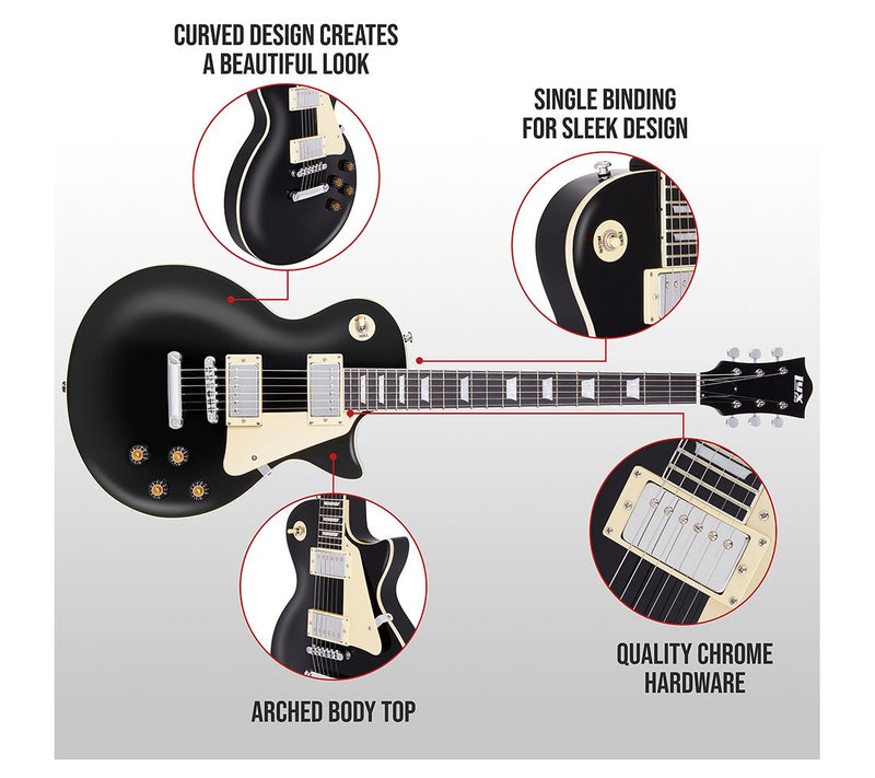 LyxPro 39" SB Series Electric Guitar Kit — View 11