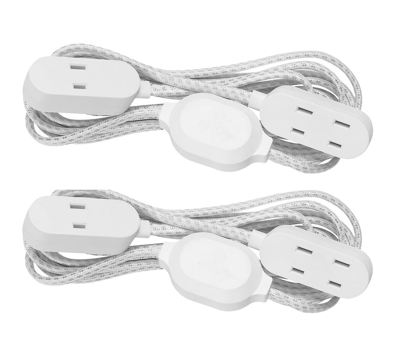 Globe Electric Twin Extension Cords with AC S/2 — Main view