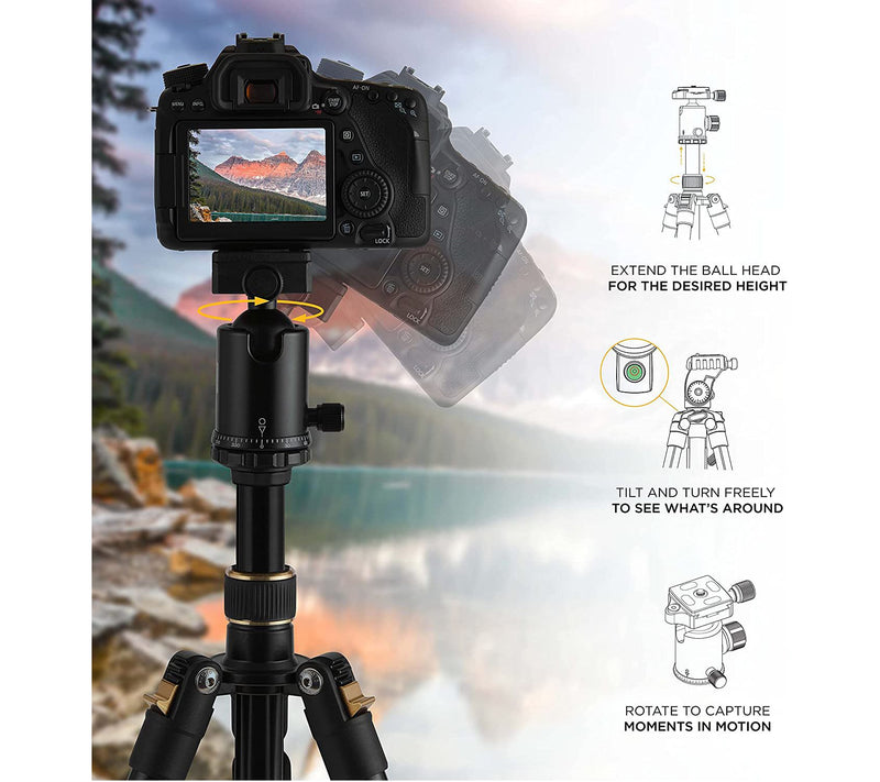Kodak Photo Gear 63" Premium Tripod Aluminum — View 5