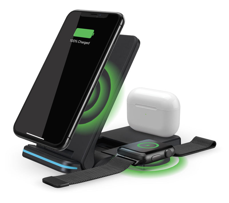 iLive 3-in-1 Wireless Charging Stand — Main view