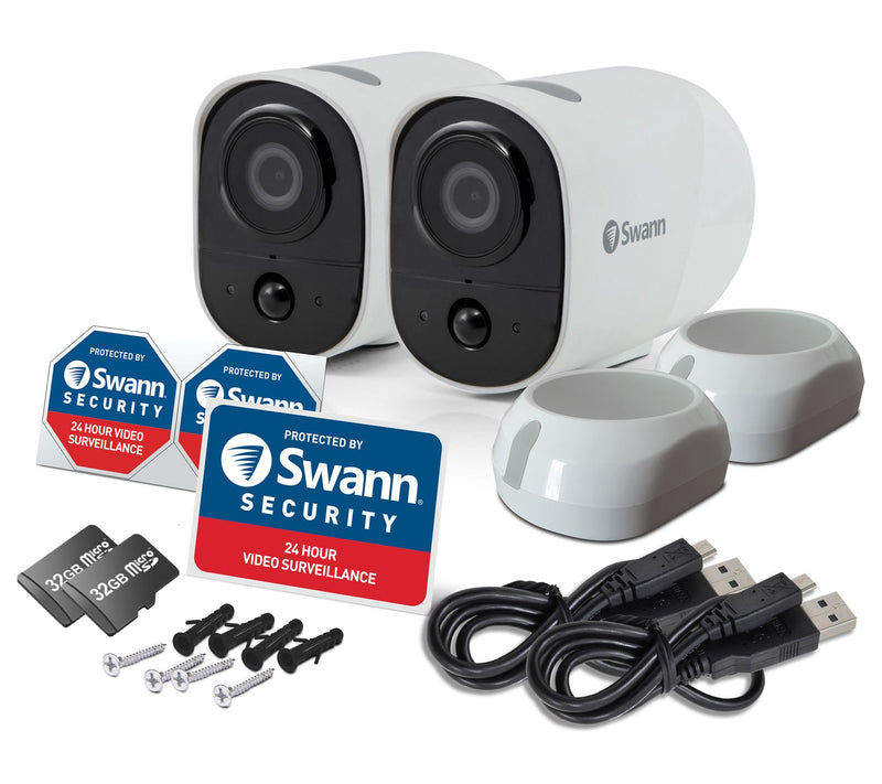 Swann Set of 2 Xtreem Wireless Security Cameras — Main view