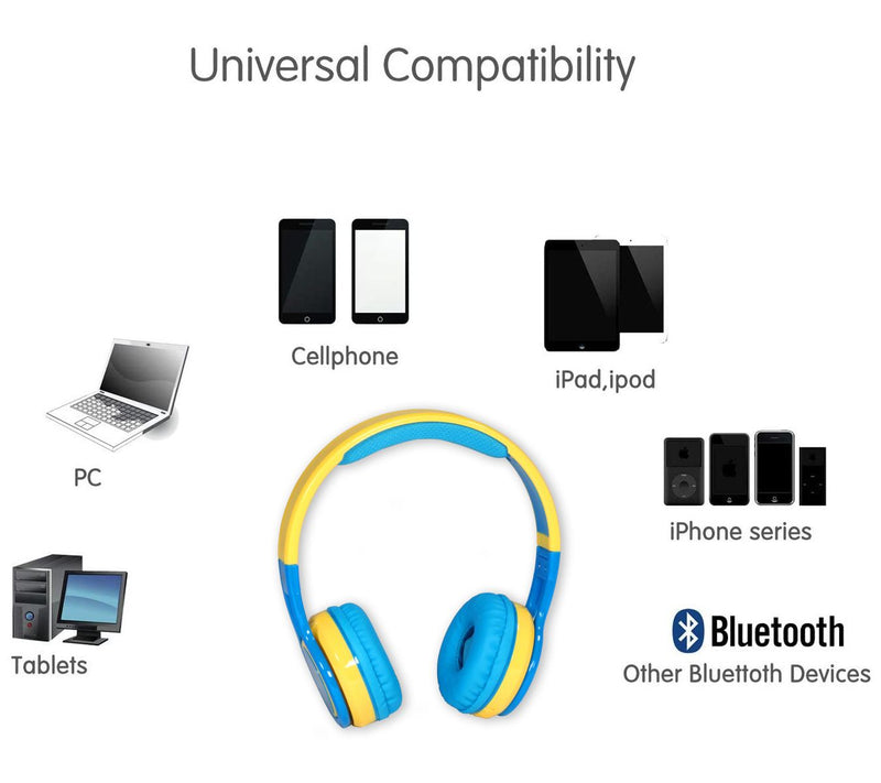 Contixo KB-2600 Kids Wireless Bluetooth Headpho nes — View 12