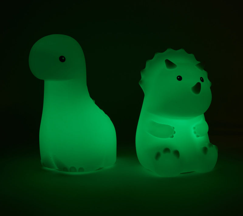 Globe Electric Set of 2 Giggle Dinosaur Color Changing Lights — View 7