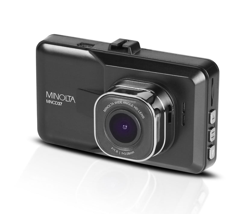 Minolta 3" 1080p FHD LCD Screen Dash Camera w/ SD Card — View 8