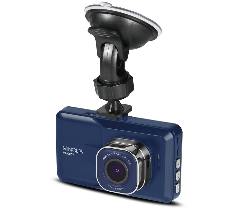 Minolta 3" 1080p FHD LCD Screen Dash Camera w/ SD Card — View 5