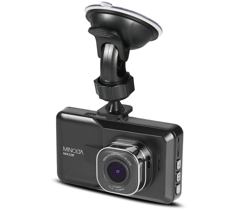 Minolta 3" 1080p FHD LCD Screen Dash Camera w/ SD Card — Main view