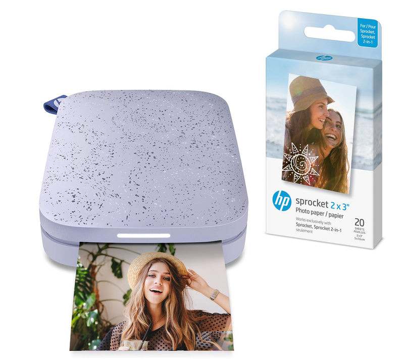 HP Sprocket Portable Photo Printer w/ 20 Pack of Sprocket Paper — View 7