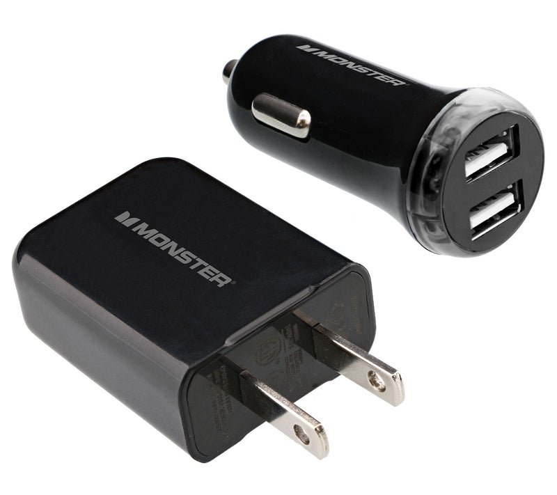 Monster 7-Piece Home or Car Bluetooth Audio Rec eiver Kit — View 7