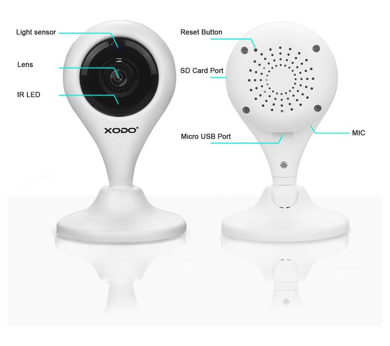 XODO Indoor HD Wifi Security Camera (4-Pack) — View 4