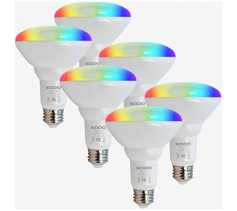 XODO Smart Floodlight LED Bulb 6-Pack Multi-Color WiFi E26 11 — Main view
