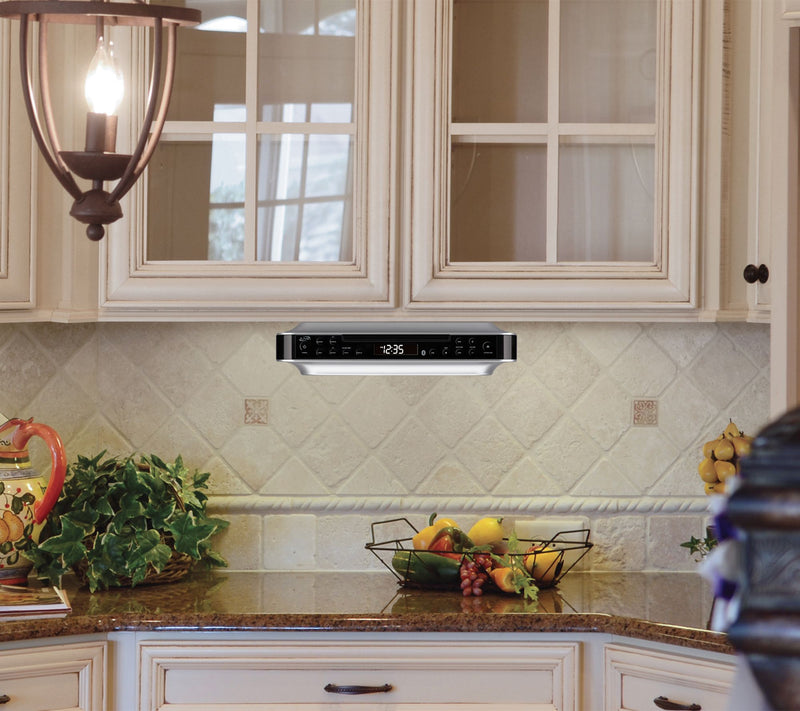 Under-Cabinet Wireless Music System w/ FM Radio& CD Player — View 2