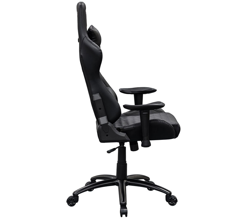 Techni Sport GG Black Memory Foam Adjustable PCGaming Chair — View 3