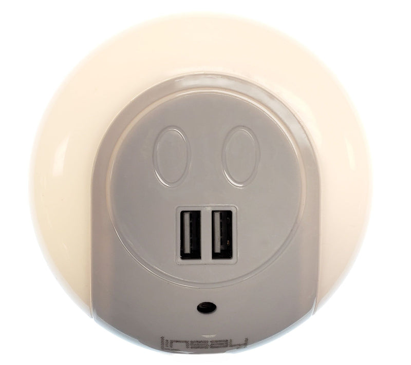 LINSAY Smart LED Wall Light with Two USBCharging Ports — Main view