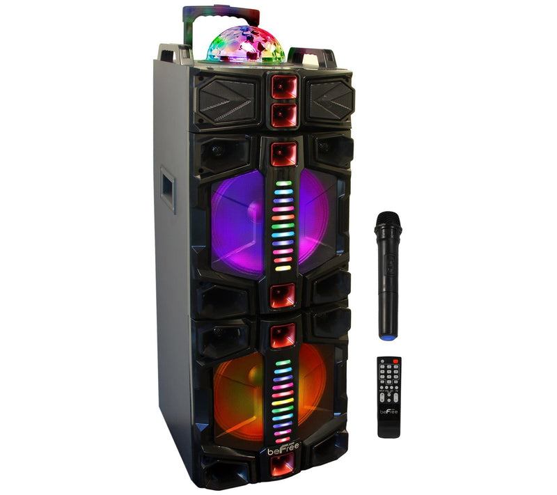 beFree Sound Dual 12" Subwoofer Bluetooth Portable Party — Main view