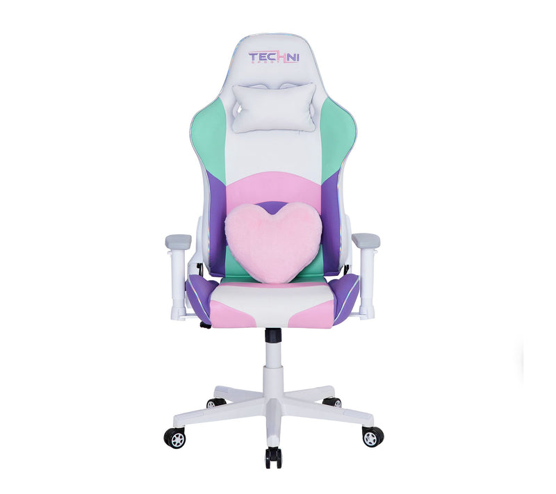 Techni Sport Kawaii Memory Foam Adjustable PC Gming Chair — Main view