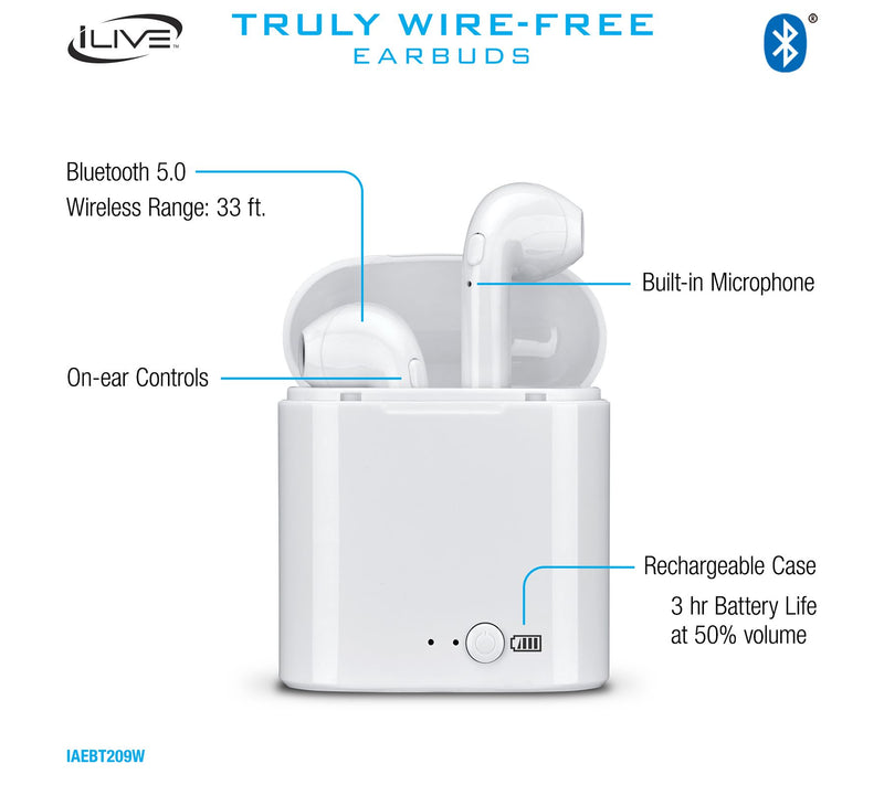 iLive Truly Wireless Bluetooth Earbuds — View 10
