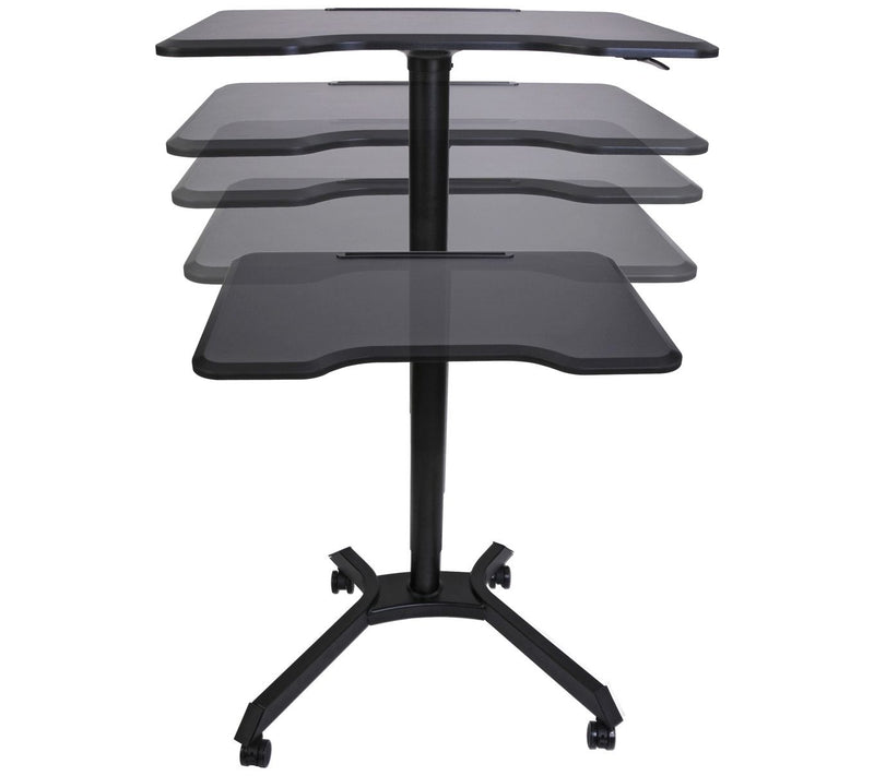 Royal LT28 Adjustable Sit and Stand Mobile Workstation — View 3