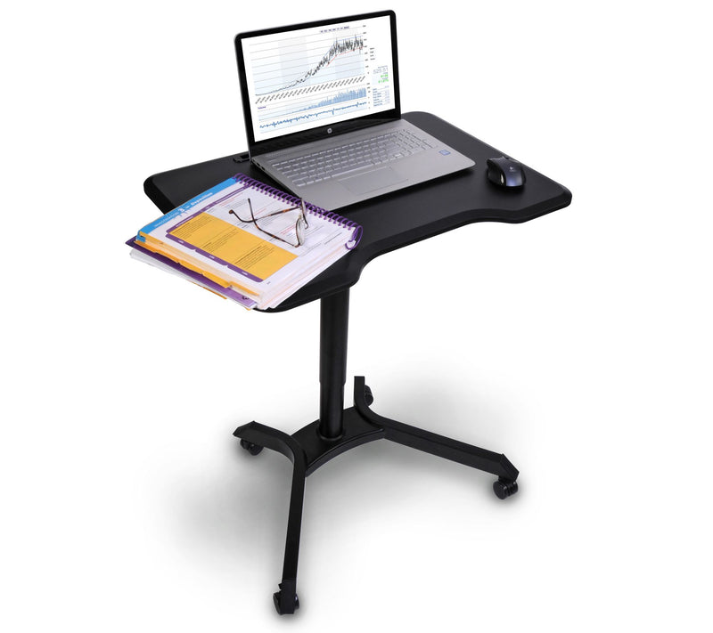 Royal LT28 Adjustable Sit and Stand Mobile Workstation — View 4