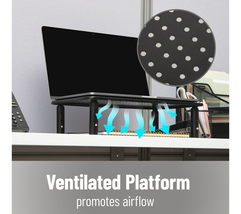 Mind Reader Ventilated Metal Monitor Stand — View 6