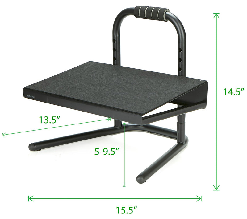 Mind Reader Ergonomic Foot Rest, Height Adjustable — View 8