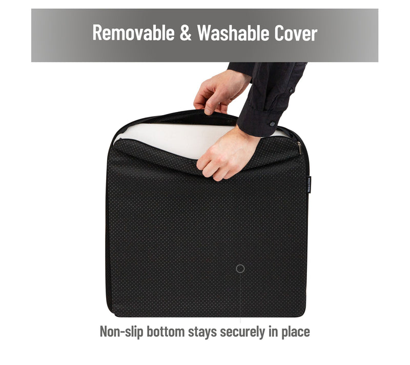 Mind Reader Large Memory Foam Seat Cushion withCarry Handle — View 7