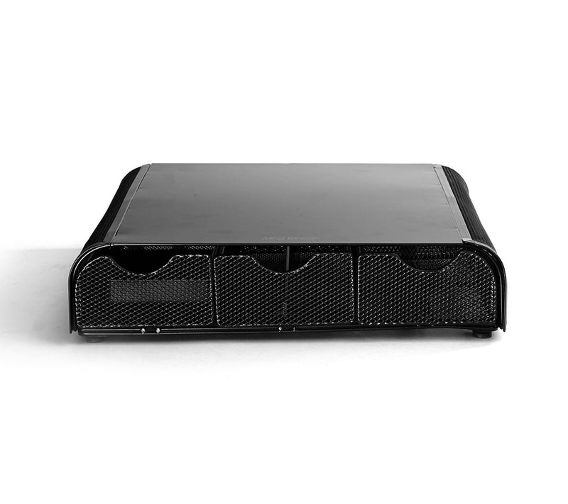 Mind Reader Monitor Stand and Desk Organizer 3Compartments — View 3