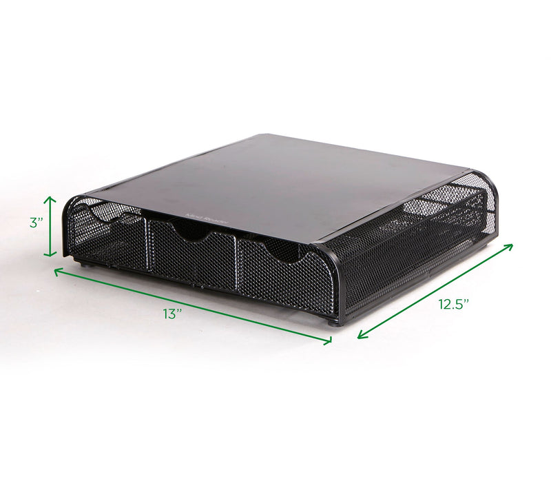 Mind Reader Monitor Stand and Desk Organizer 3Compartments — View 11
