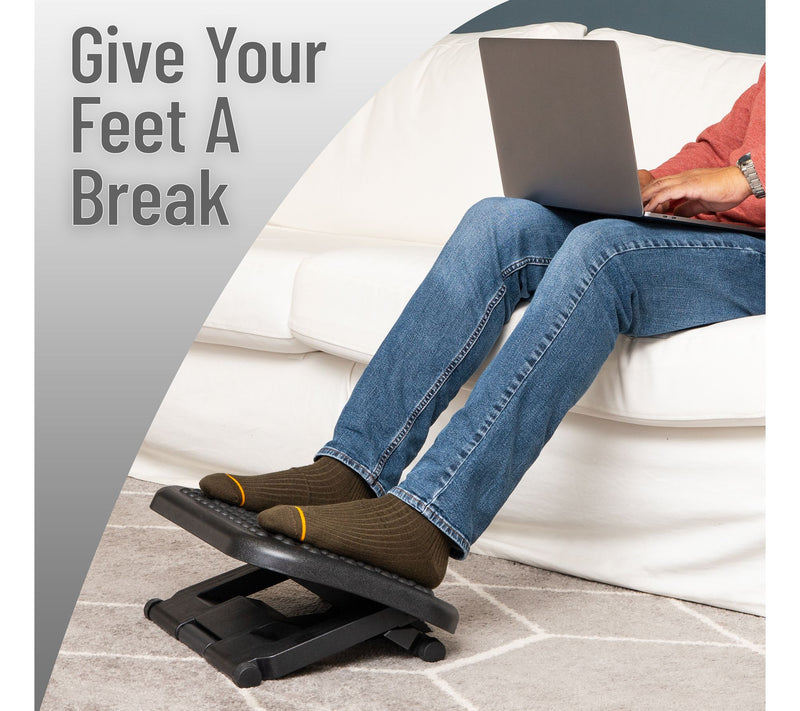 Mind Reader 2-Pack Adjustable Height Leg-Lifting Footrest — View 7