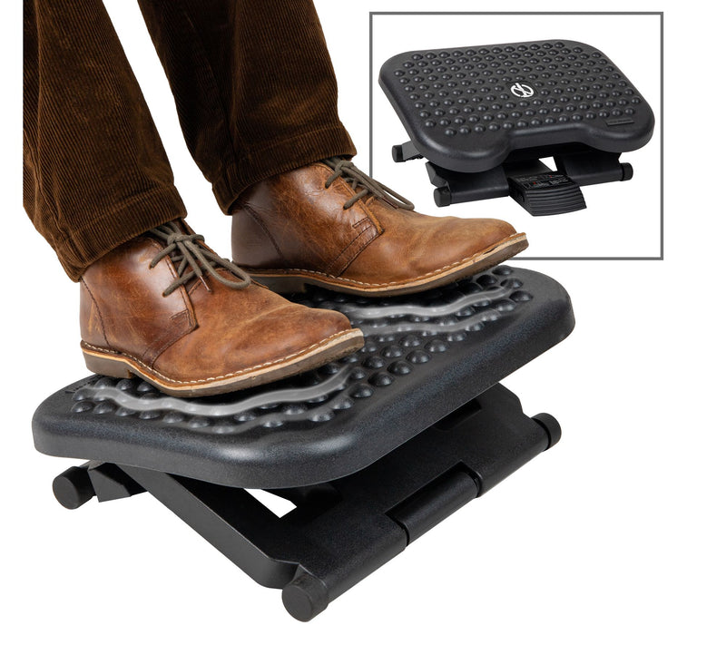 Mind Reader 2-Pack Adjustable Height Leg-Lifting Footrest — View 5