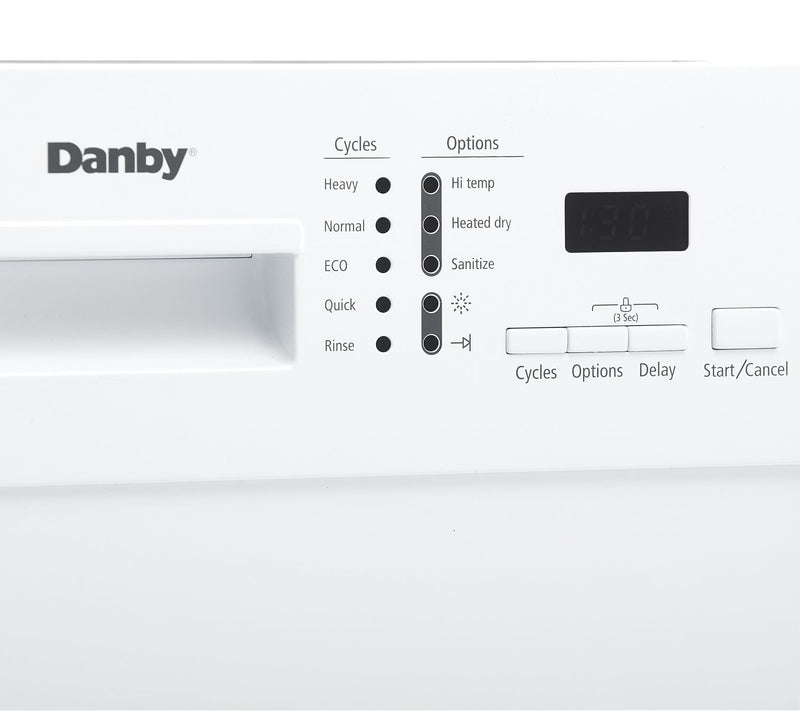 Danby 18" Wide Built-in Dishwasher — View 8